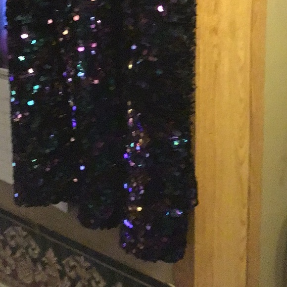 Guess Black Sequin Sleeveless Tank - Picture 6 of 12